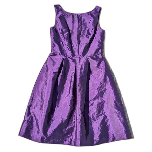 GORGEOUS Vintage Alfred Sung Peau De Soie Prom Fit & Flare Dress, Size 4 - Picture 6 of 11